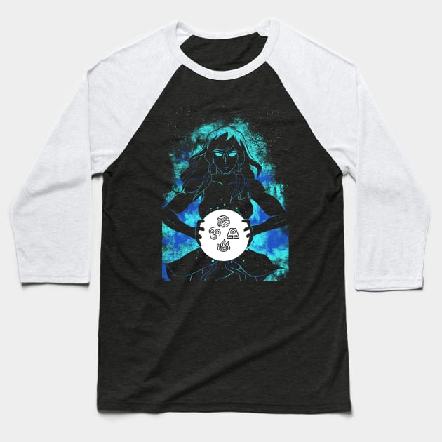 Cosmic Korra Baseball T-Shirt by Silentrebel